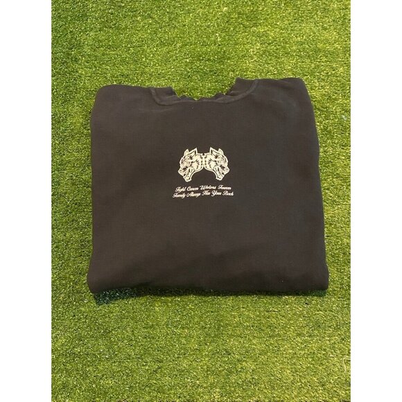Darc Sport sweatershirt mens large black fight cancer limited edition rare 14 - Picture 1 of 12